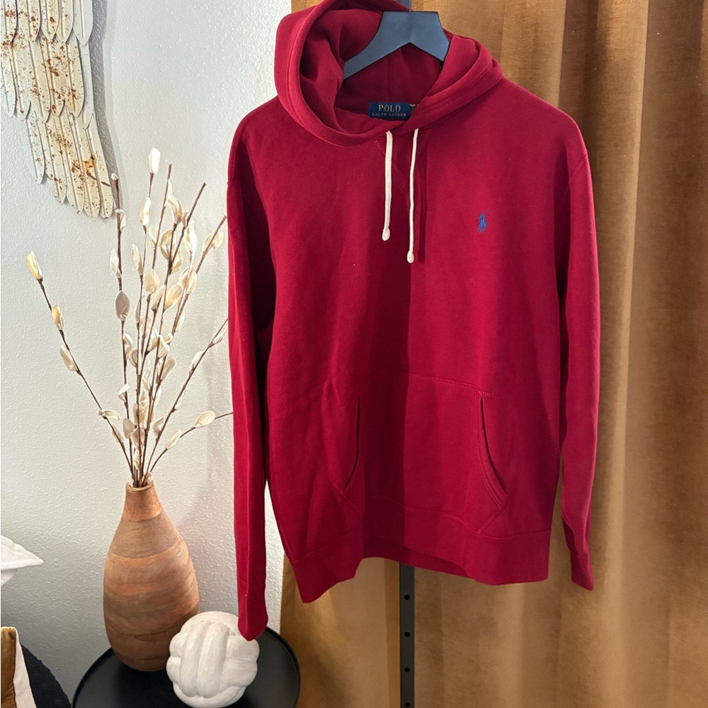 Polo by Ralph Lauren Men's Deep Red Hoodie